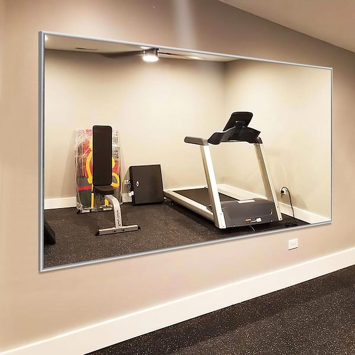 Gym / Studio Mirror — Whitesoul Aluminium